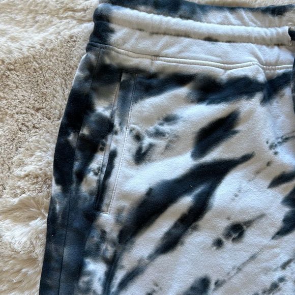 LACAUSA Set Sweatshirt & Shorts Tie Dye Size S - Picture 10 of 12